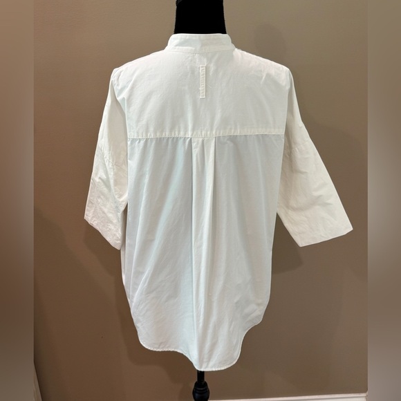 Women’s KAL REIMAN Pleat hem white kimono- Size XS - Picture 6 of 9